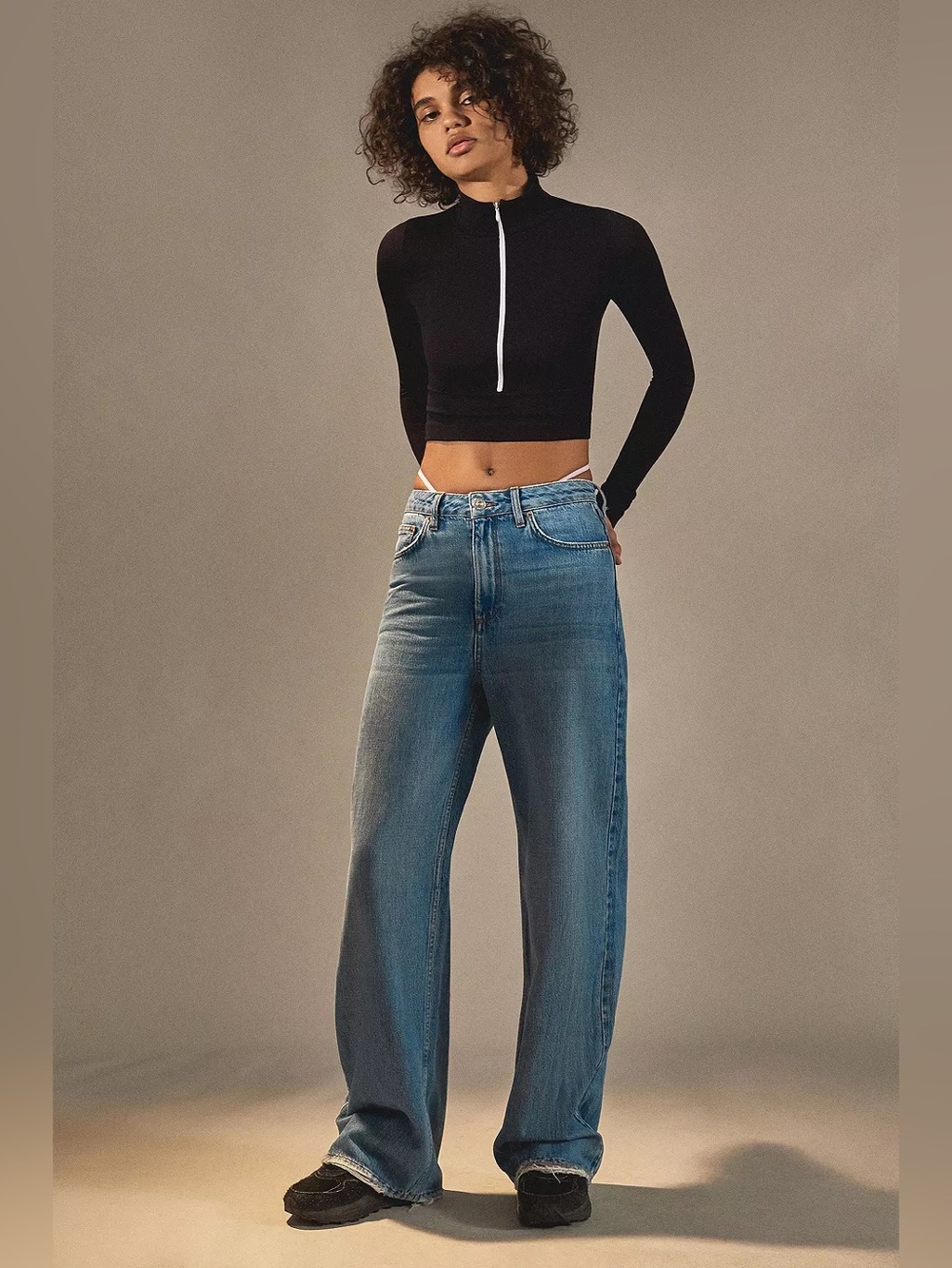 BDG High-Rise Wide Straight leg “Puddle” Jeans